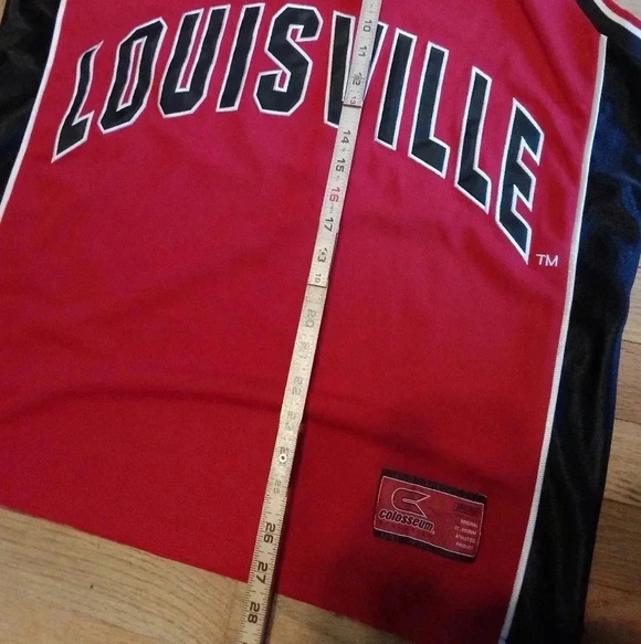 Colosseum Athletics Stitched Louisville Basketball Jersey #1 - Picture 4 of 8